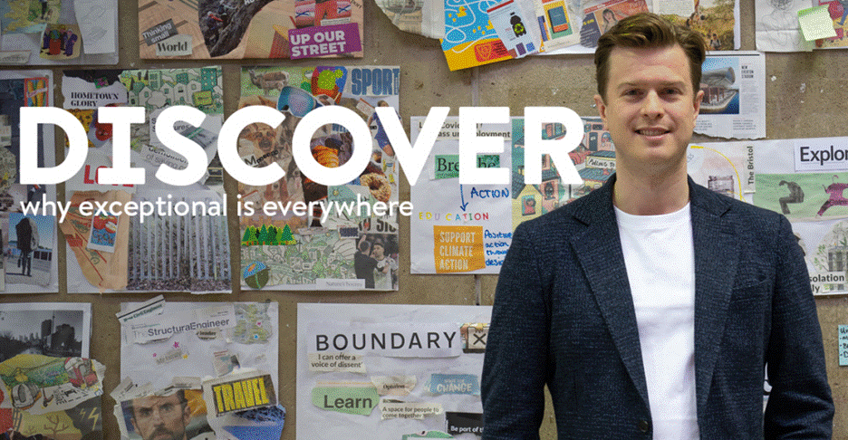 A person standing in front of a bulletin boardAI-generated content may be incorrect.