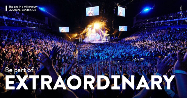 A large crowd of people in a stadiumAI-generated content may be incorrect.