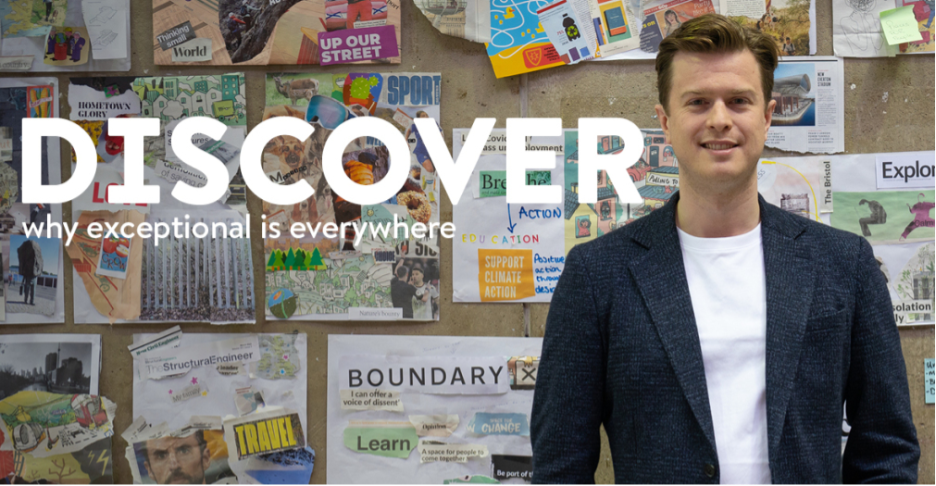 A person standing in front of a bulletin boardAI-generated content may be incorrect.